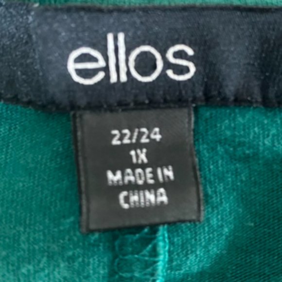 SALE: ELLOS Dark Green Tank Top  22/24 - Picture 4 of 6